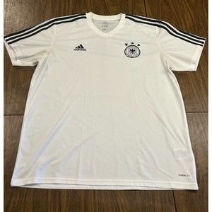 Germany Men's Soccer / Football Jersey XXL White Deutschland Adidas Climalite